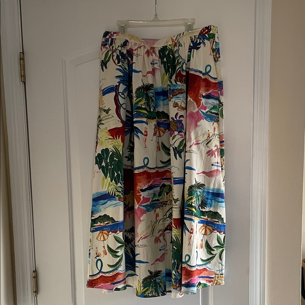 Zara Multicolor A-Line Skirt